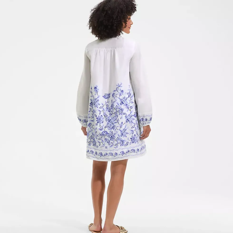 Women's Voile Tie Neck Dress