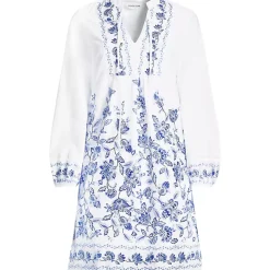 Women's Voile Tie Neck Dress