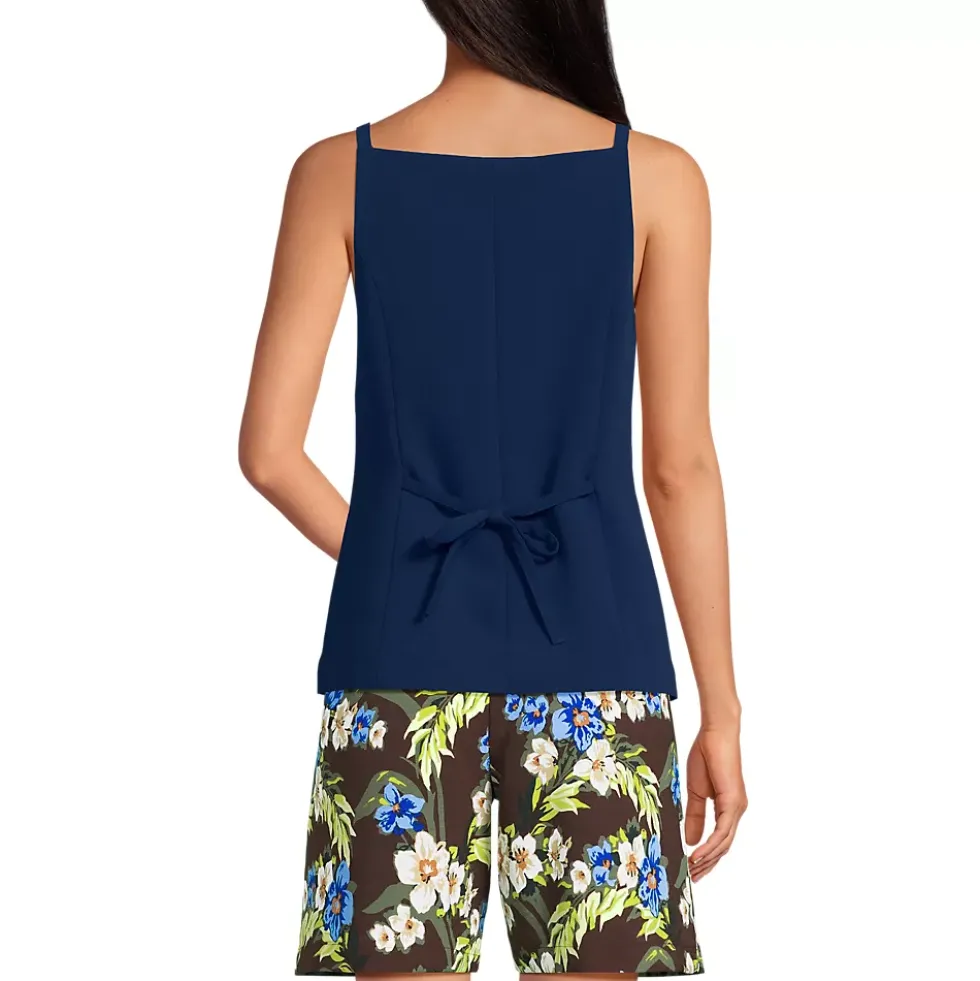 Women's Washable Suiting Button Front Vest