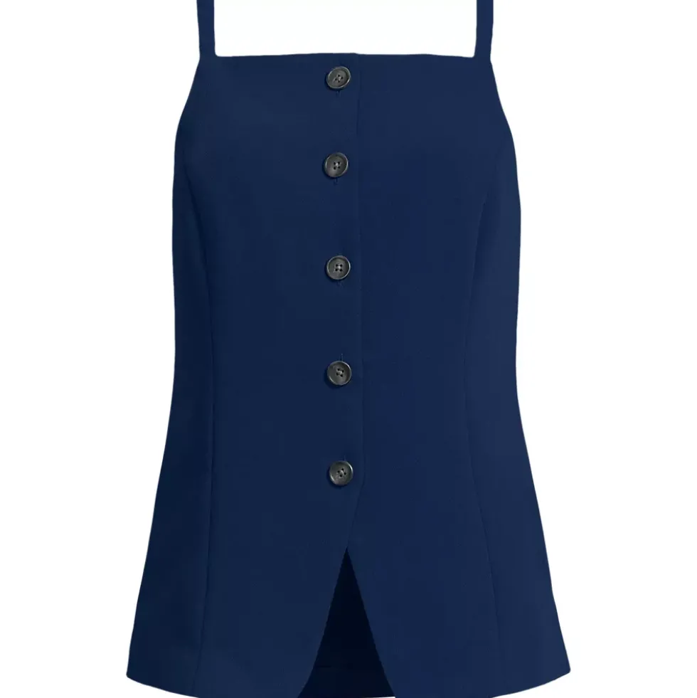 Women's Washable Suiting Button Front Vest