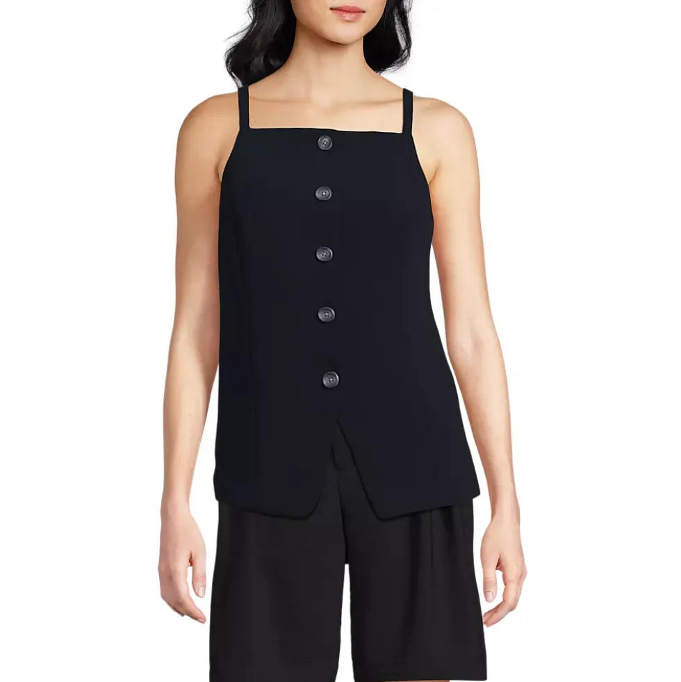 Women's Washable Suiting Button Front Vest