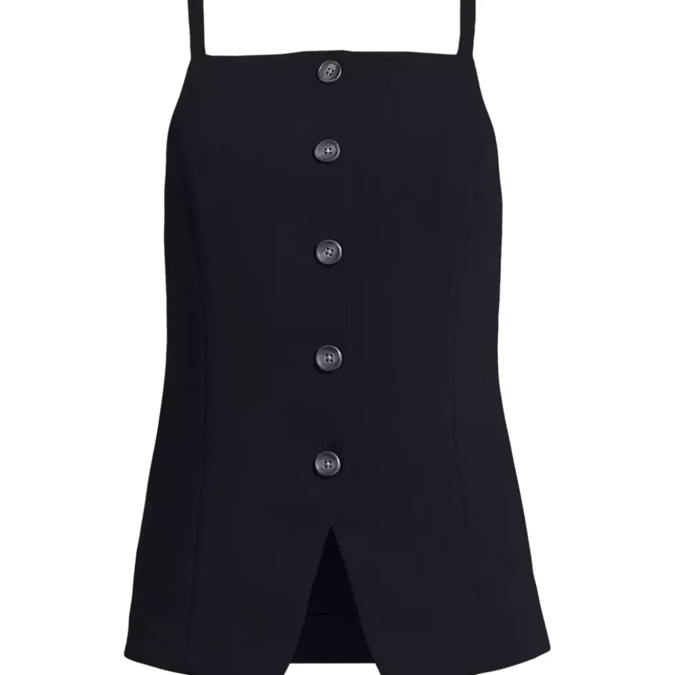 Women's Washable Suiting Button Front Vest