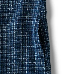 Women's Washable Tweed Sleeveless Above the Knee Dress