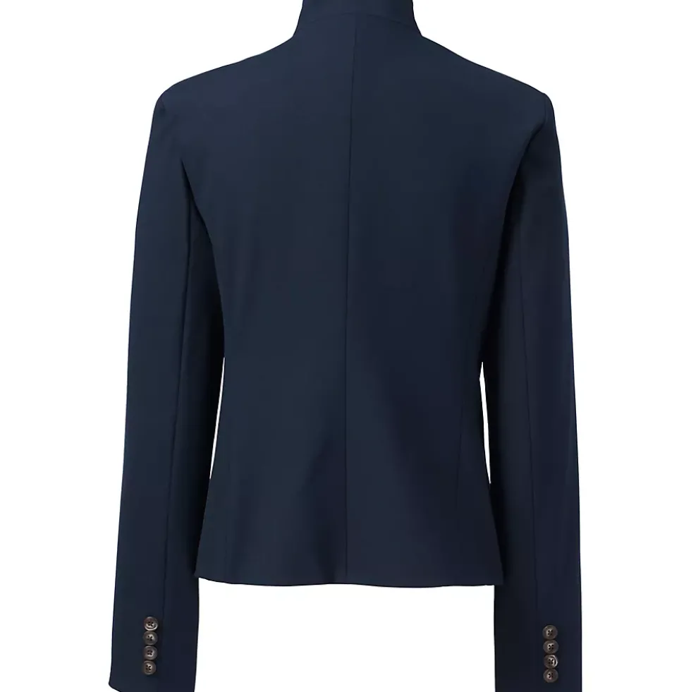 Women's Washable Wool Collarless Blazer