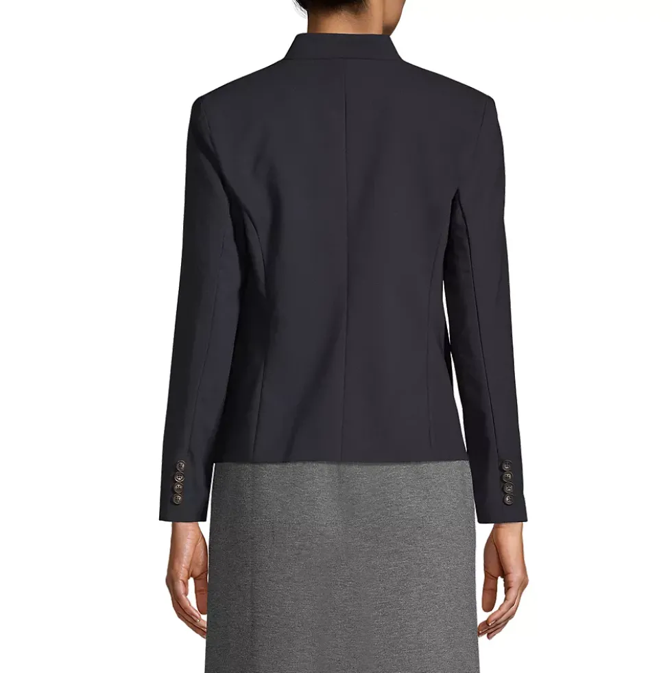 Women's Washable Wool Collarless Blazer