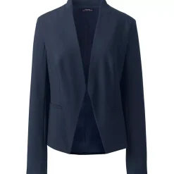 Women's Washable Wool Collarless Blazer