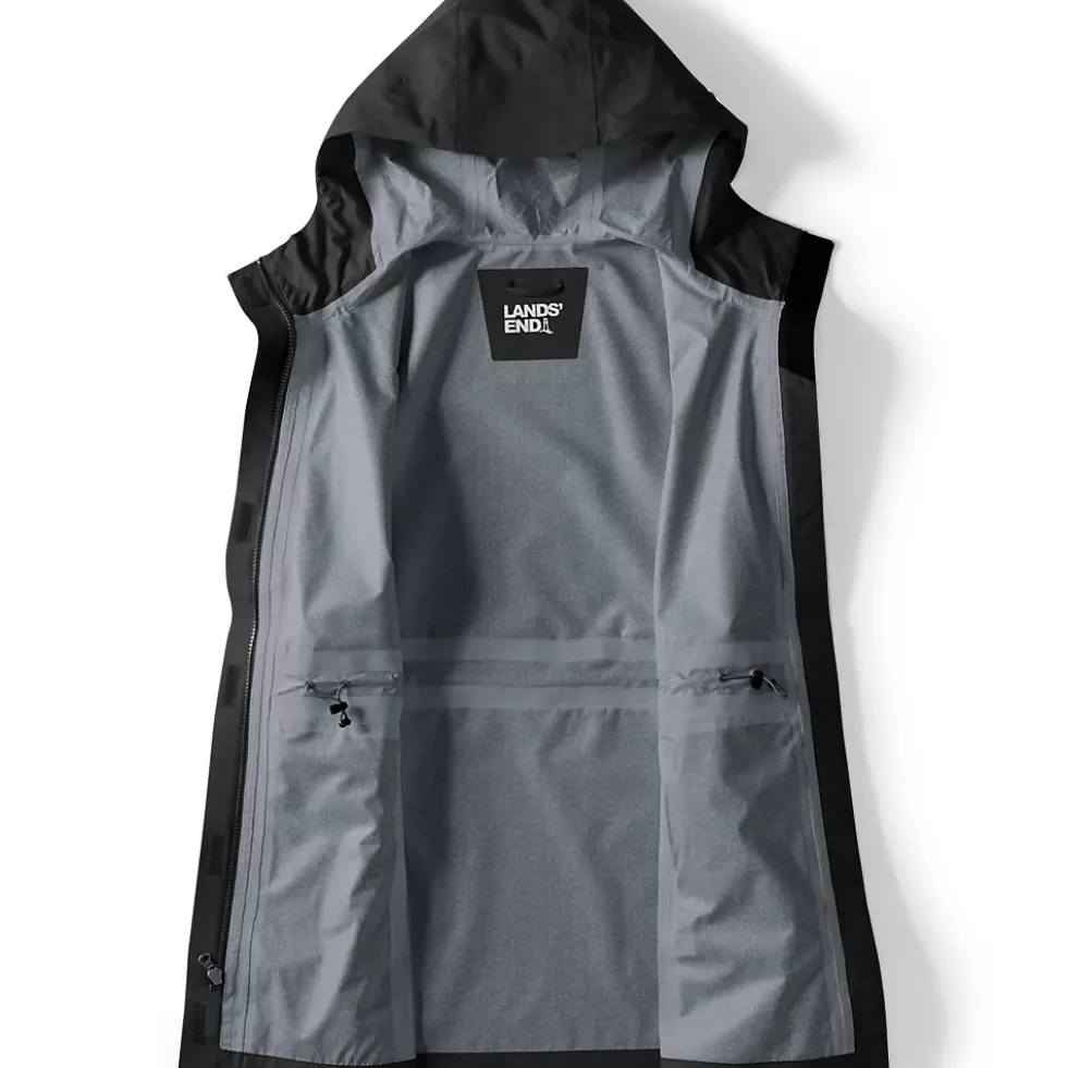Women's Waterproof Hooded Packable Rain Jacket