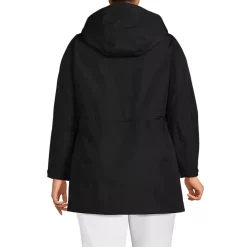 Women's Waterproof Hooded Packable Rain Jacket