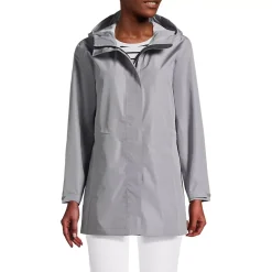 Women's Waterproof Hooded Packable Rain Jacket