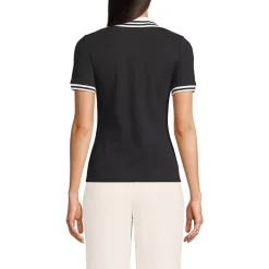 Women's Wide Rib Polo Shirt