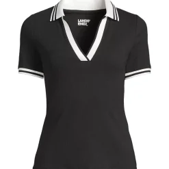 Women's Wide Rib Polo Shirt