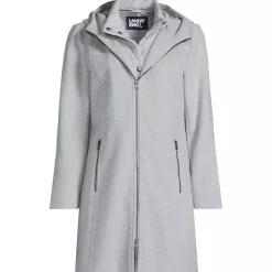 Women's Wool Coat with Removable Dickey