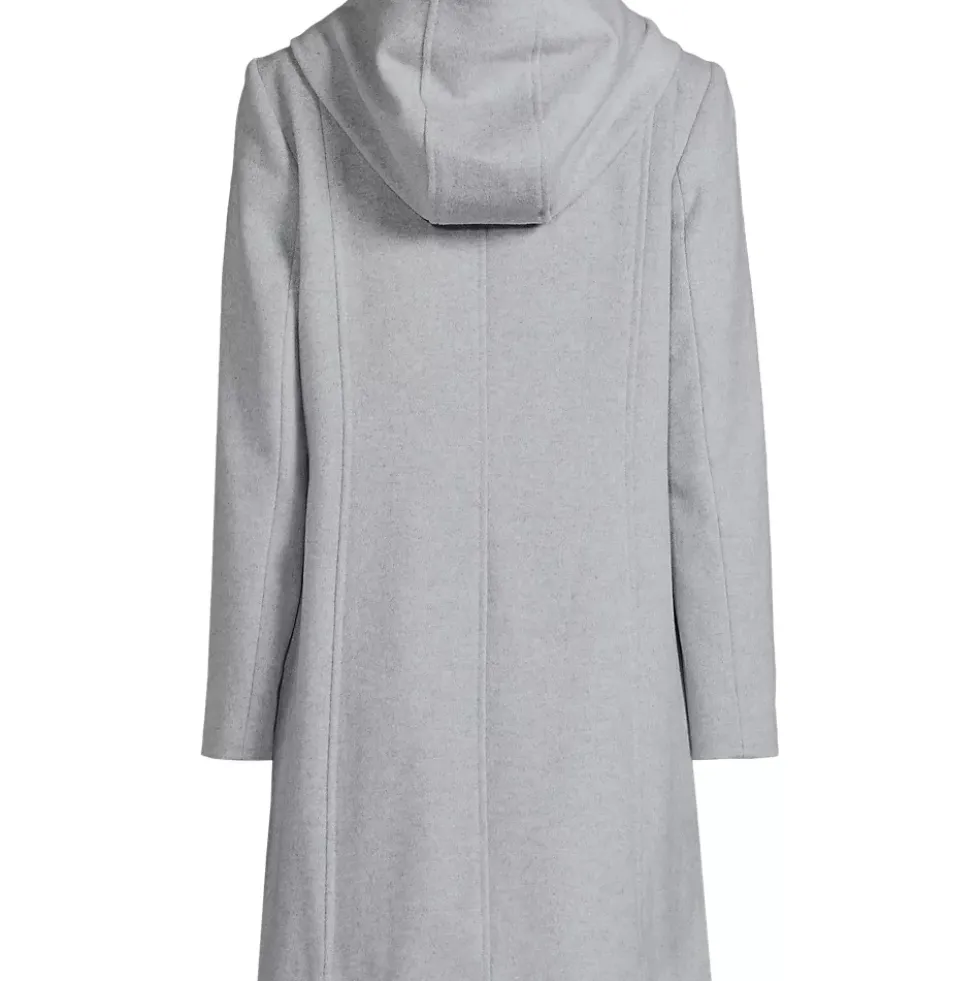 Women's Wool Coat with Removable Dickey