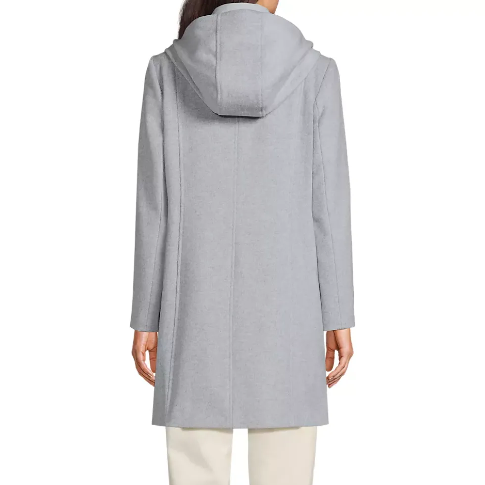Women's Wool Coat with Removable Dickey