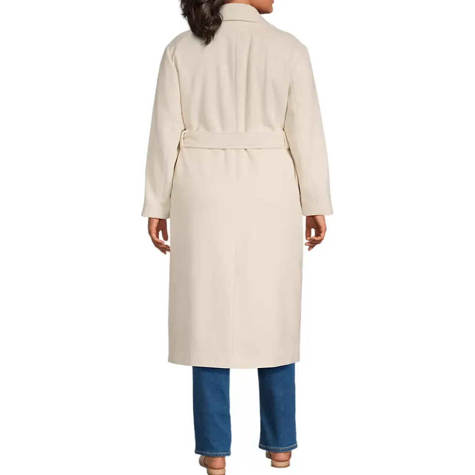 Women's Wool Wrap Long Coat