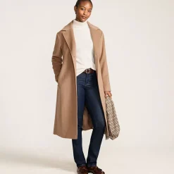 Women's Wool Wrap Long Coat