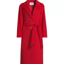 Women's Wool Wrap Long Coat