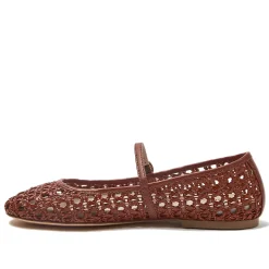 Women's Woven Mary Jane Flats