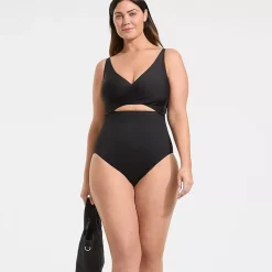Women's Wrap Monokini High Leg One Piece Swimsuit