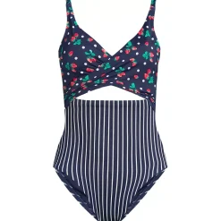 Women's Wrap Monokini High Leg One Piece Swimsuit