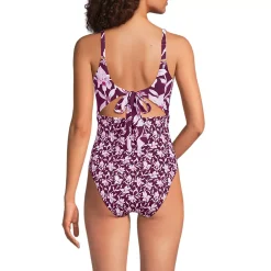 Women's Wrap Monokini High Leg One Piece Swimsuit