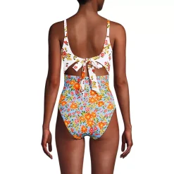 Women's Wrap Monokini High Leg One Piece Swimsuit