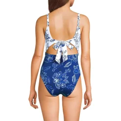 Women's Wrap Monokini High Leg One Piece Swimsuit