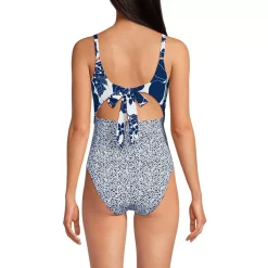 Women's Wrap Monokini High Leg One Piece Swimsuit