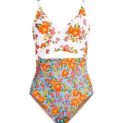 Women's Wrap Monokini High Leg One Piece Swimsuit
