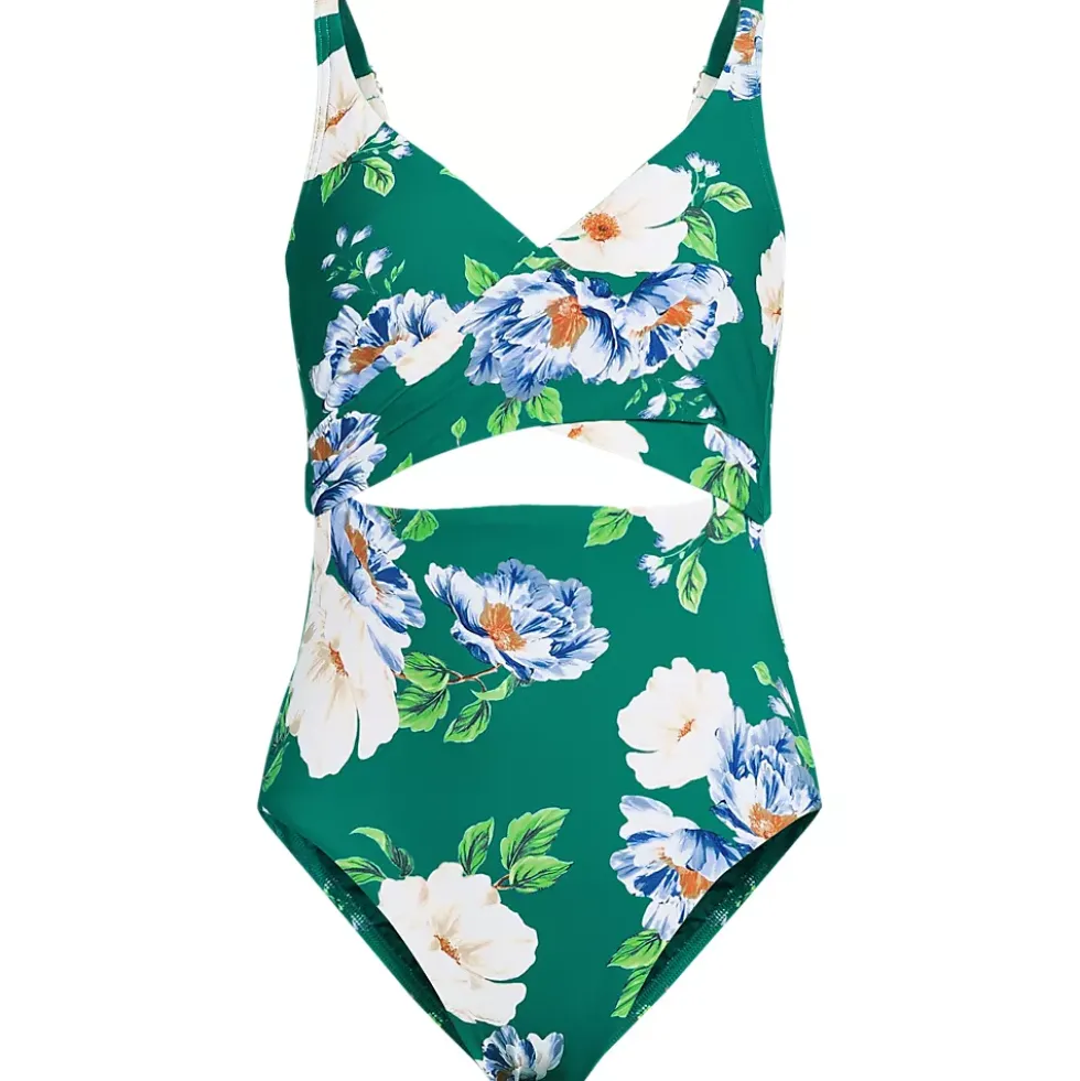 Women's Wrap Monokini High Leg One Piece Swimsuit