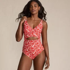 Women's Wrap Monokini High Leg One Piece Swimsuit