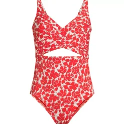 Women's Wrap Monokini High Leg One Piece Swimsuit
